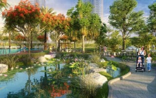 Không gian sống xanh an lành tại Imperia Smart City.