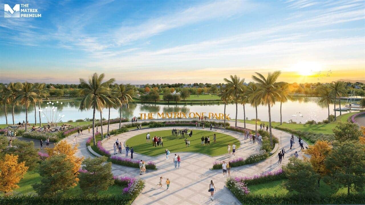 Công viên The Matrix One Park nằm đối diện dự án.