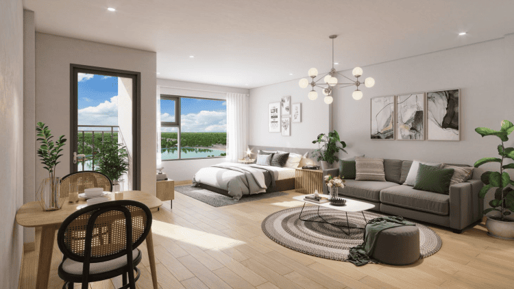 Thiết kế căn hộ theo phong cách Scandinavia.