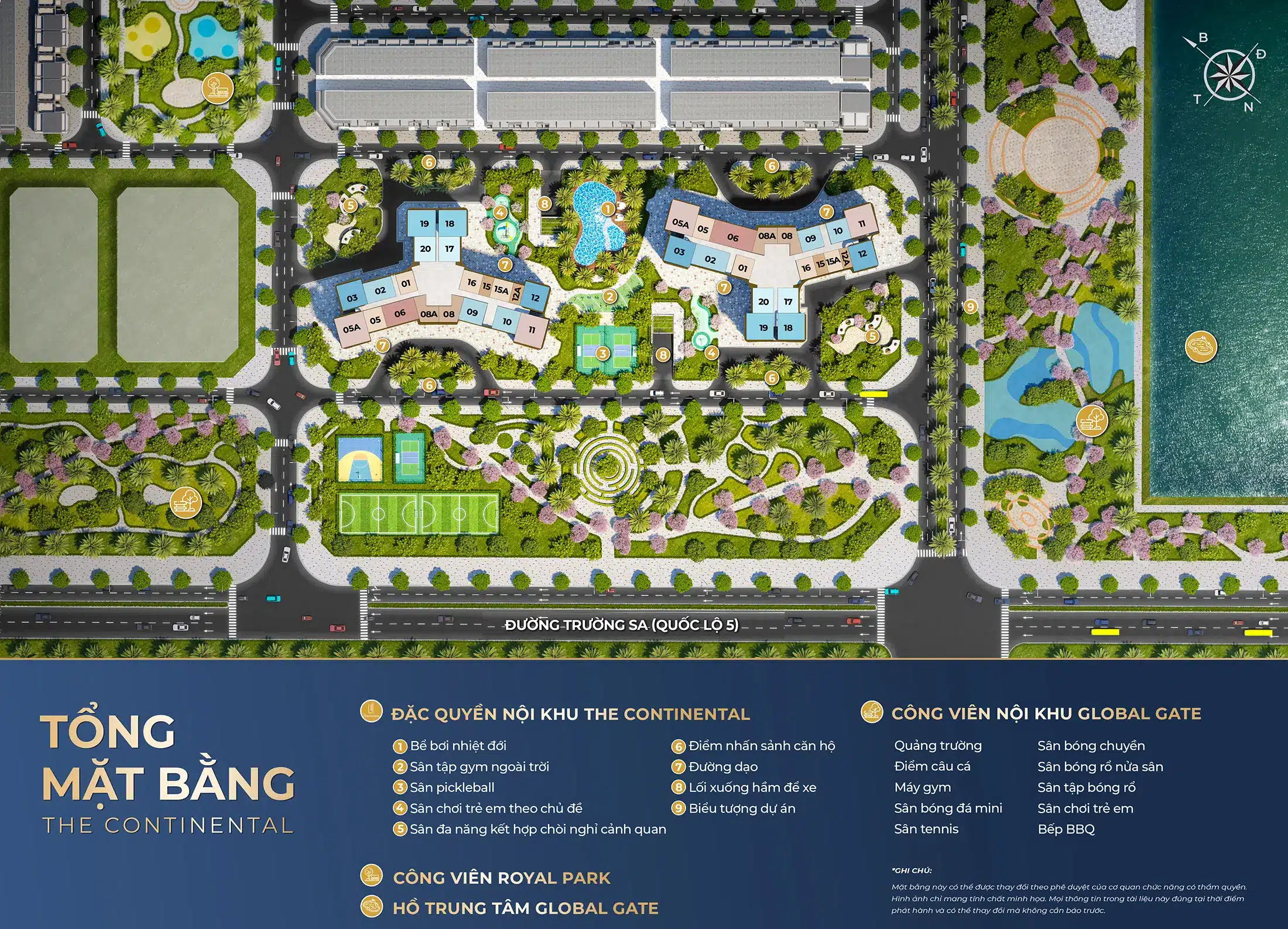 Mặt bằng tổng thể The Continental dự án Imperia Signature Cổ Loa gồm 2 tòa căn hộ Atlantic và Pacific, mỗi tòa cao 45 tầng nổi cùng 3 tầng hầm. Mặt bằng tổng thể The Continental dự án Imperia Signature Cổ Loa gồm 2 tòa căn hộ Atlantic và Pacific, mỗi tòa cao 45 tầng nổi cùng 3 tầng hầm.