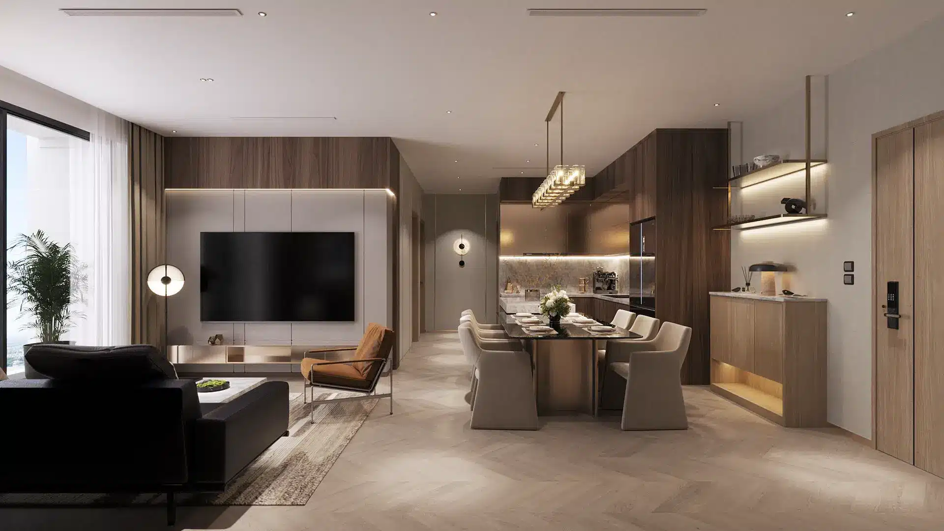 Phối cảnh nội thất cao cấp căn hộ The Continental thuộc dự án Imperia Signature Cổ Loa Phối cảnh nội thất cao cấp căn hộ The Continental thuộc dự án Imperia Signature Cổ Loa