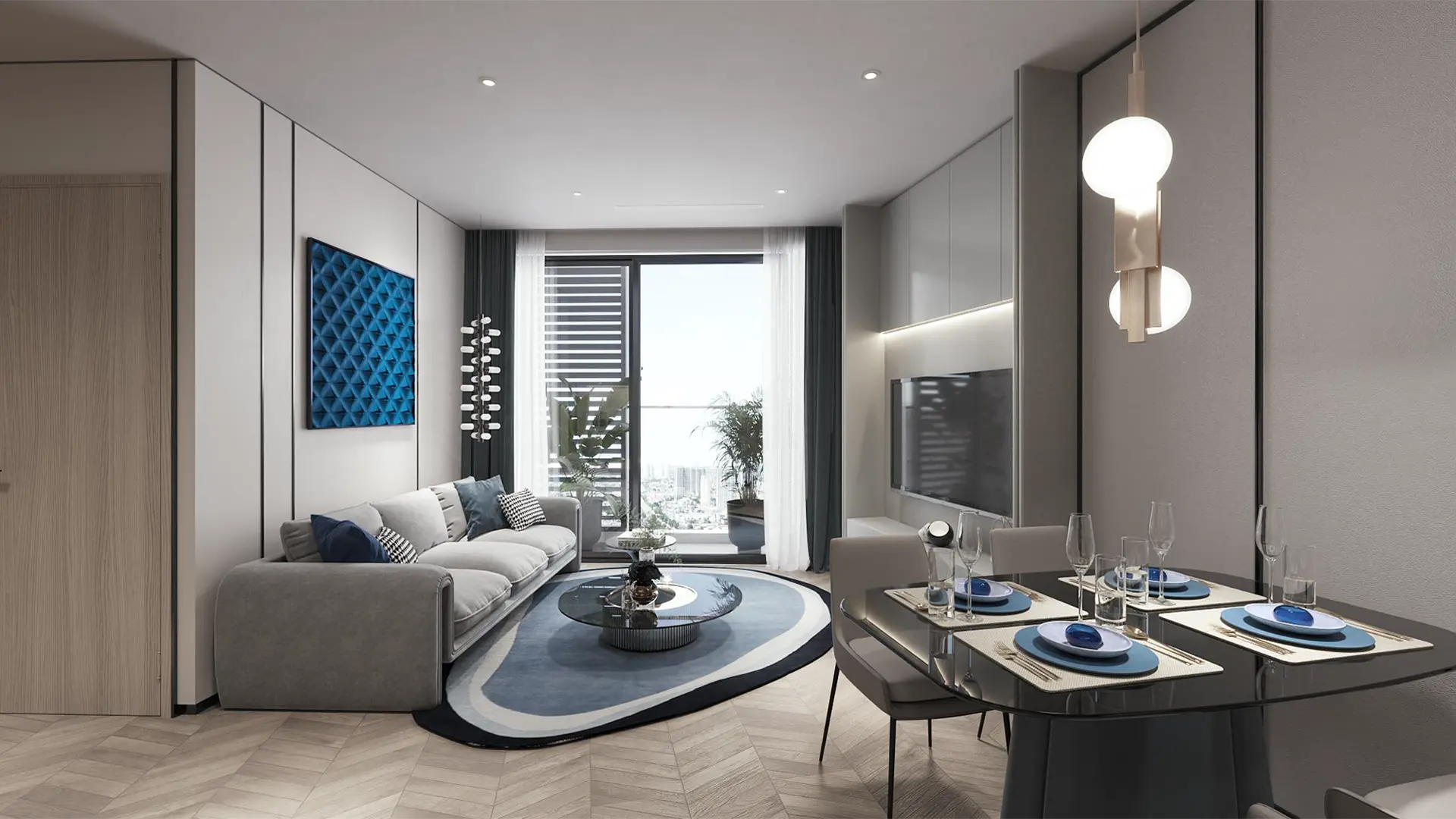 Phối cảnh nội thất cao cấp căn hộ The Continental thuộc dự án Imperia Signature Cổ Loa Phối cảnh nội thất cao cấp căn hộ The Continental thuộc dự án Imperia Signature Cổ Loa