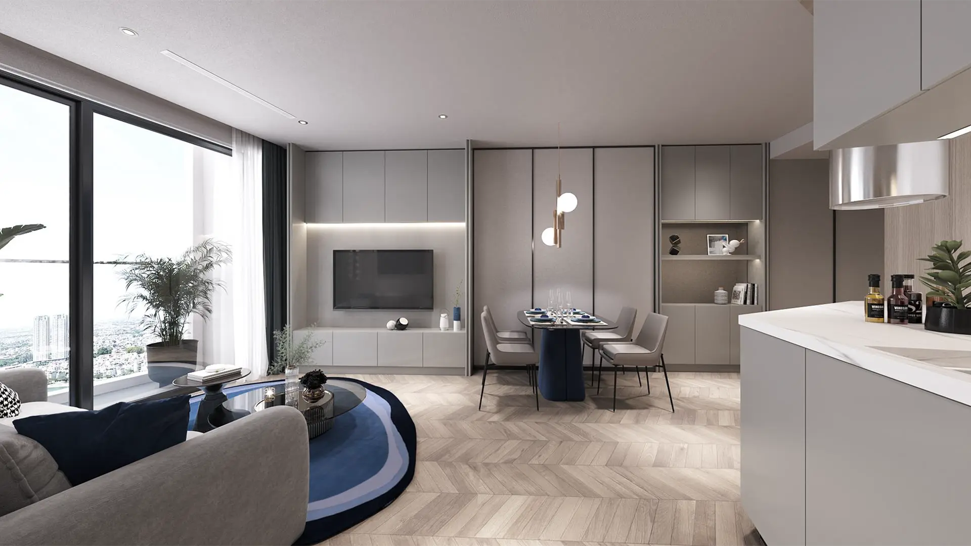 Phối cảnh nội thất cao cấp căn hộ The Continental thuộc dự án Imperia Signature Cổ Loa Phối cảnh nội thất cao cấp căn hộ The Continental thuộc dự án Imperia Signature Cổ Loa